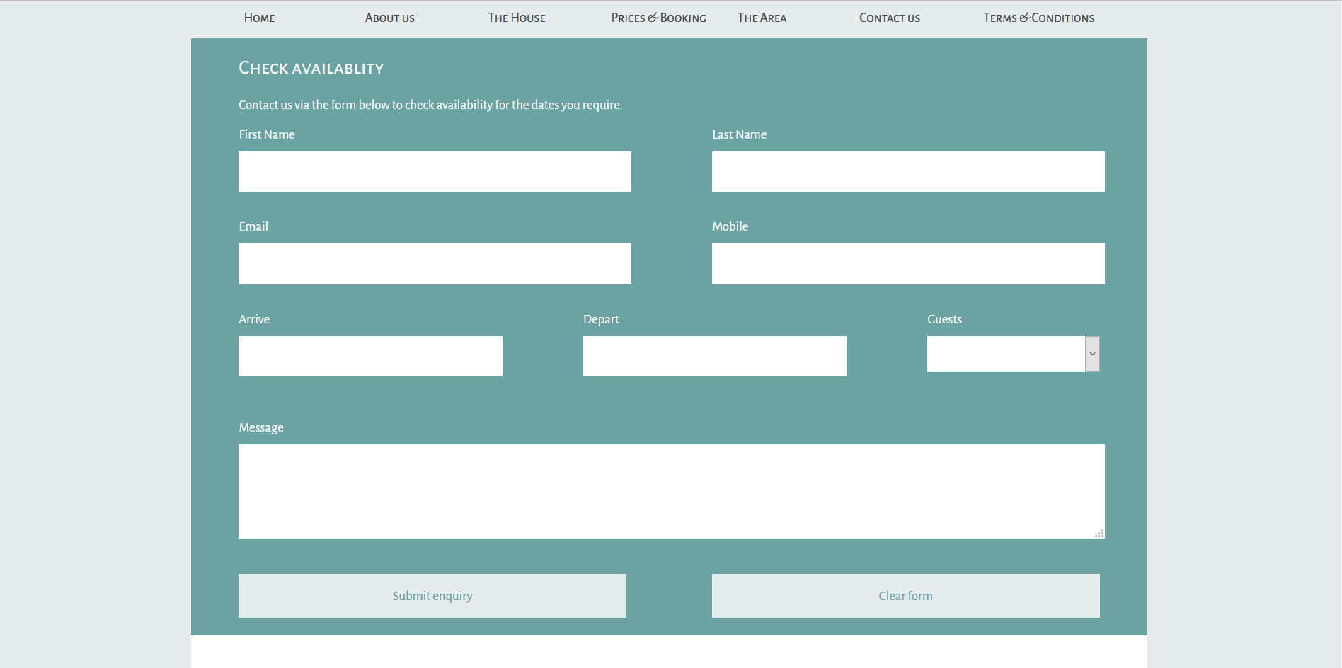 Sample of the design work on the Doonenmacotter website